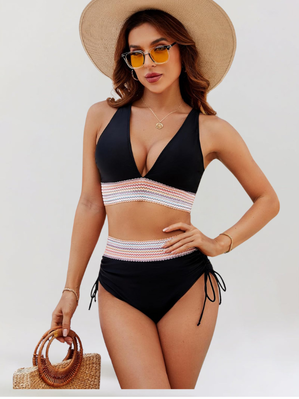 Lucy™ | Bikini Sæt med Mavekontrol og Høj Talje