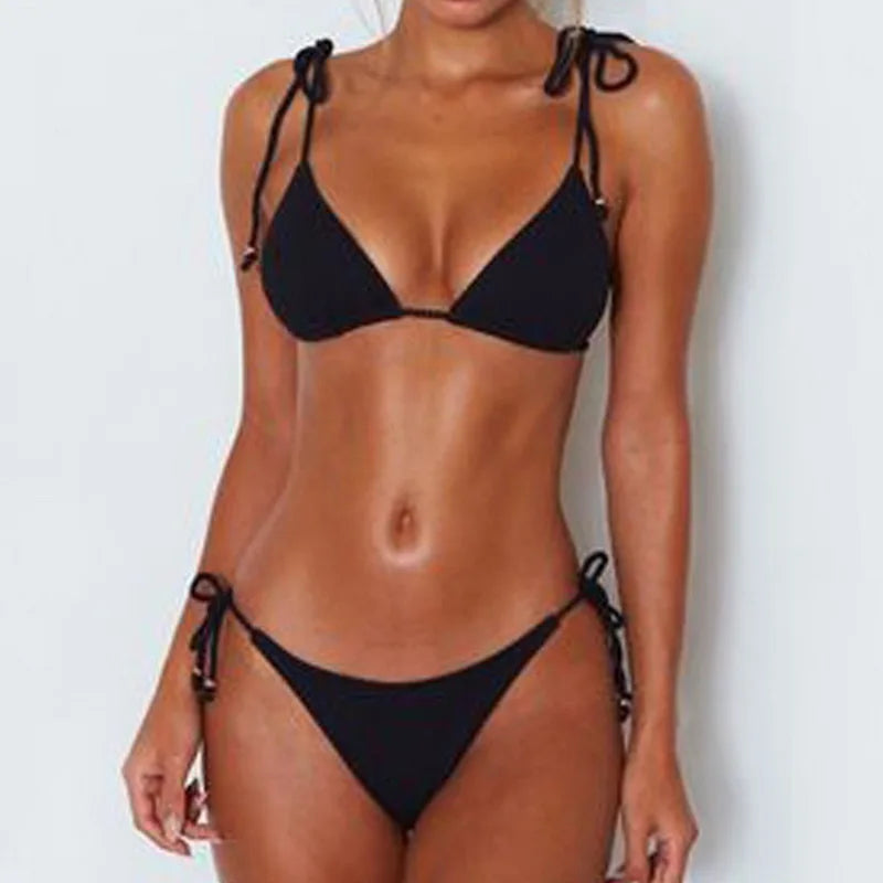 Annalyn | Bikini med Bindebånd