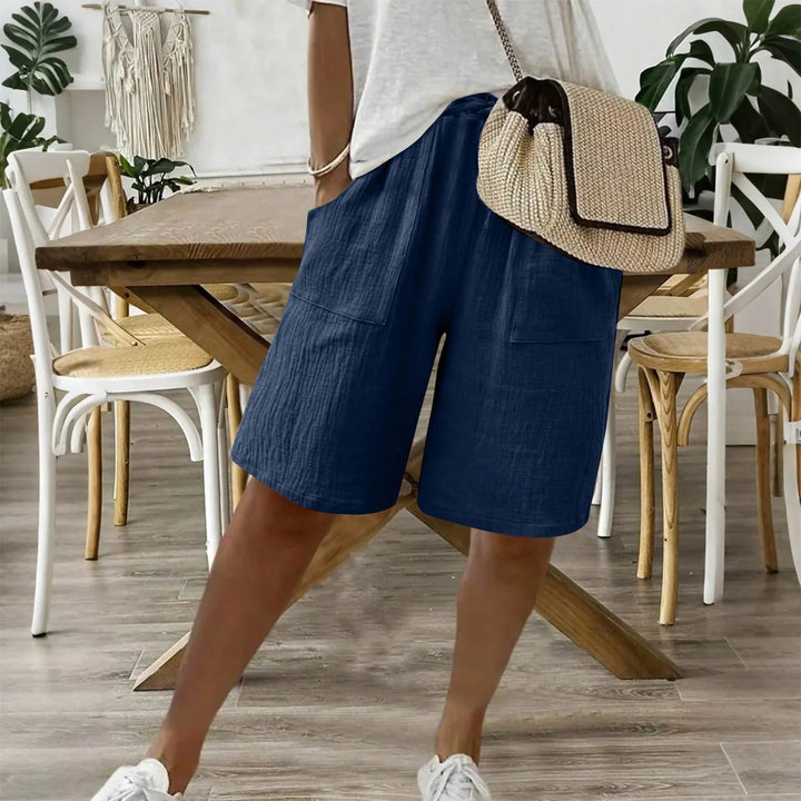 Karina | Sommershorts i Hør & Bomuld