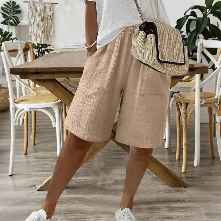 Karina | Sommershorts i Hør & Bomuld