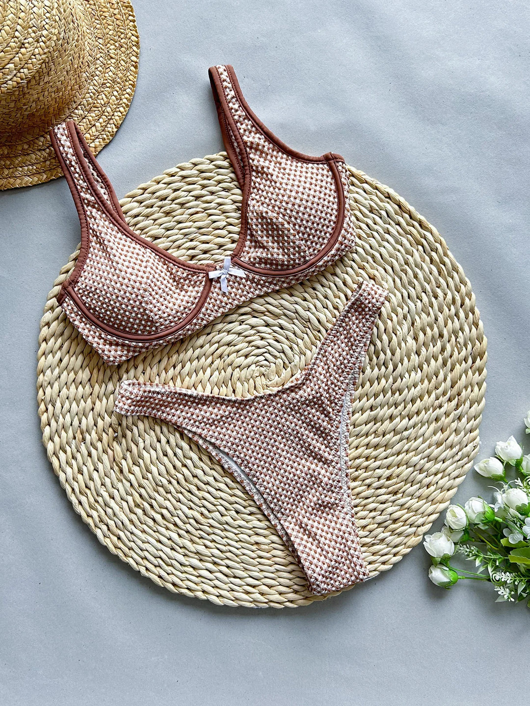 Carmela™ | Ternet Bikini Sæt