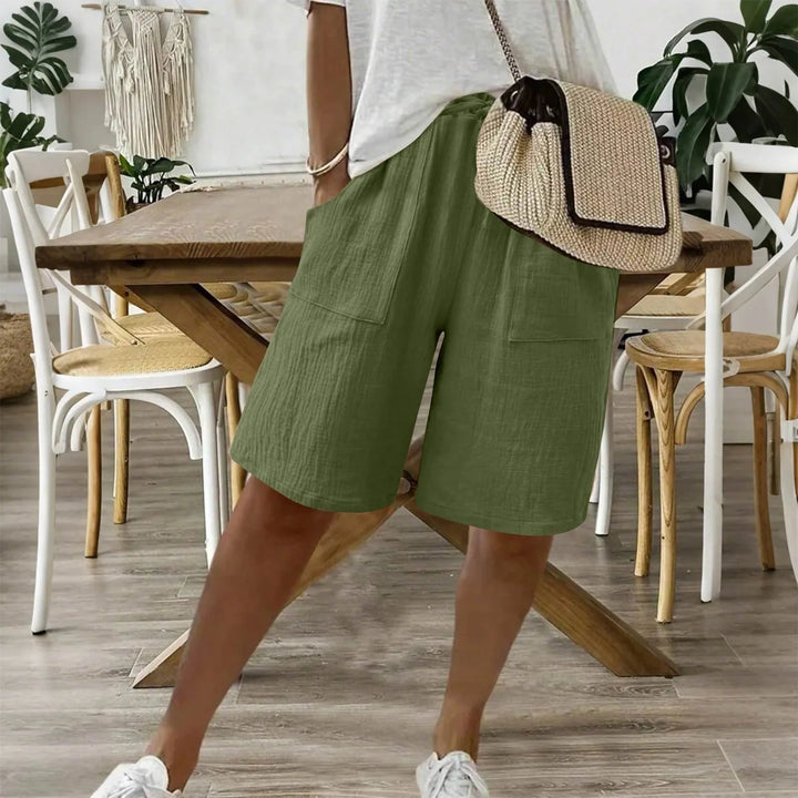 Karina | Sommershorts i Hør & Bomuld