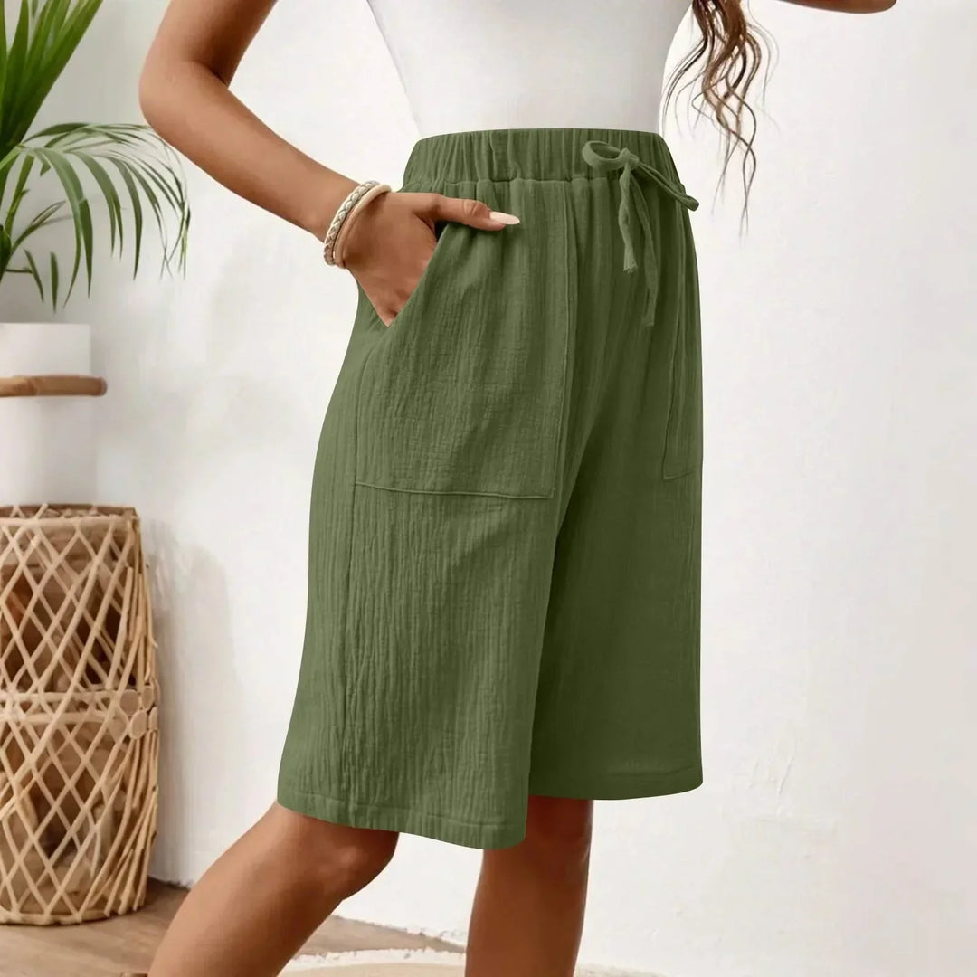 Karina | Sommershorts i Hør & Bomuld