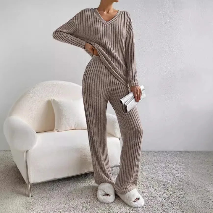 Ella™ | Elegant Strikket Todelt Damesæt