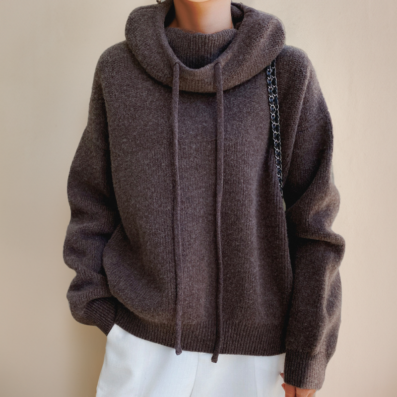 Sigrid™ | Rullekravepullover i Merinould