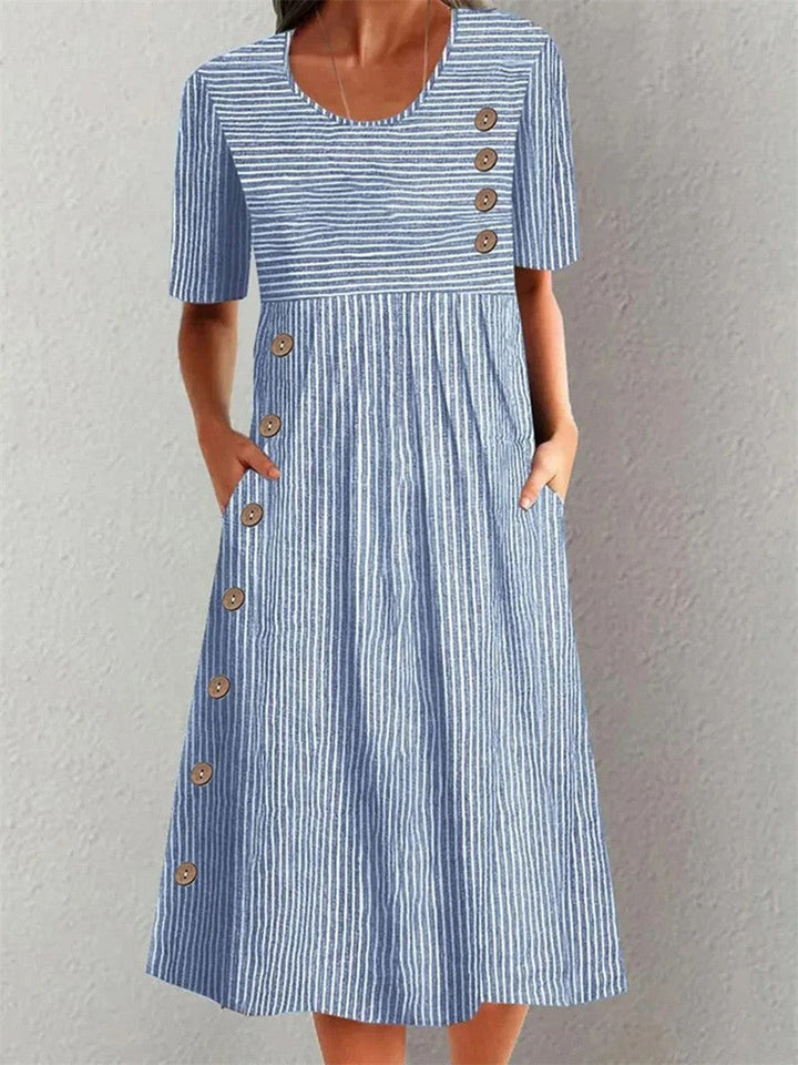 Frida™ | Stribet Sommerkjole