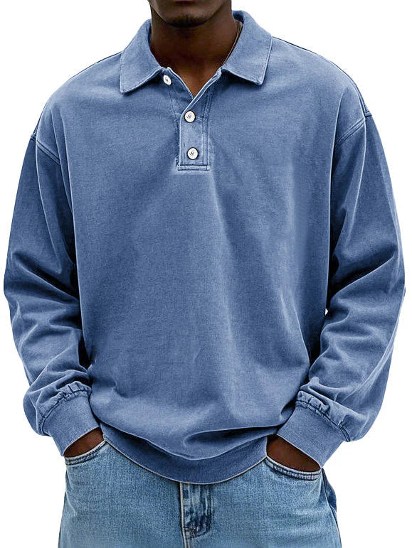 Jean | Stilfuld Langærmet Polo Shirt
