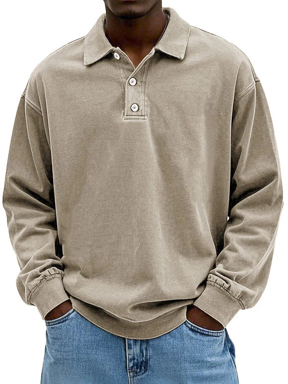 Jean | Stilfuld Langærmet Polo Shirt
