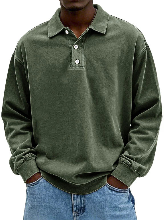Jean | Stilfuld Langærmet Polo Shirt