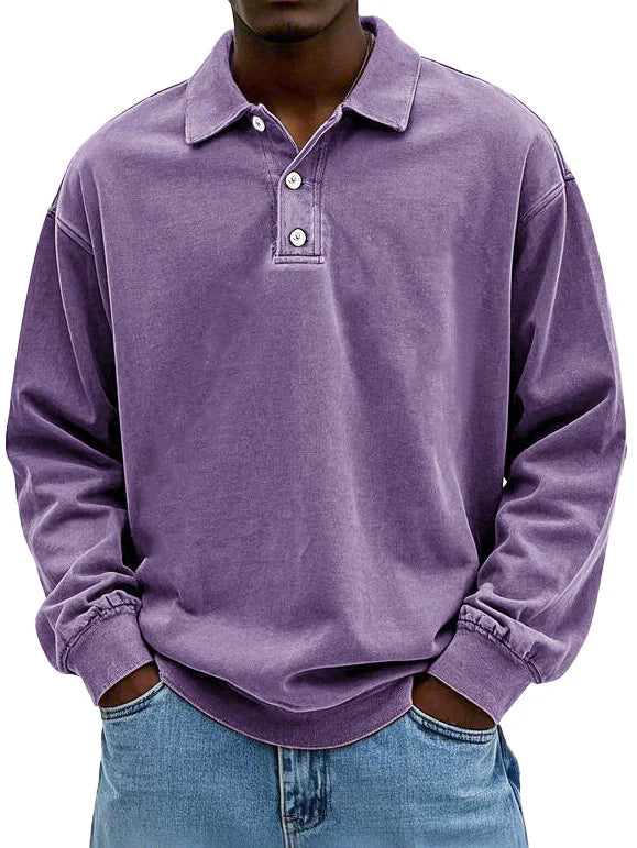 Jean | Stilfuld Langærmet Polo Shirt