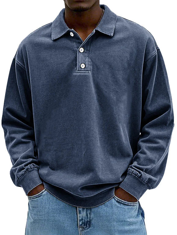 Jean | Stilfuld Langærmet Polo Shirt